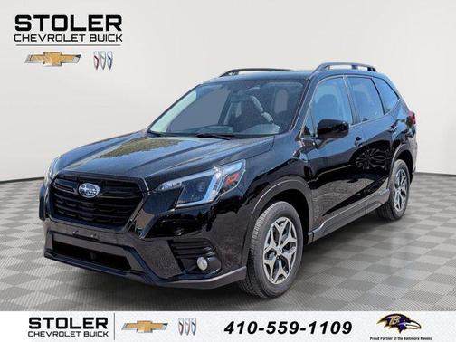 Crystal Black Silica 2023 Subaru Forester Premium