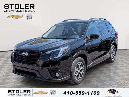 Crystal Black Silica 2023 Subaru Forester Premium