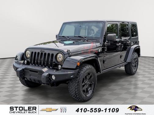Black Clearcoat 2016 Jeep Wrangler Unlimited Backcountry