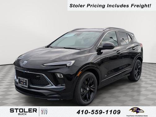 Ebony Twilight Metallic 2026 Buick Encore GX Sport Touring