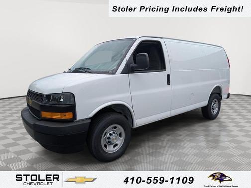 Summit White 2026 Chevrolet Express 2500 3500 Regular Wheelbase, WT, RWD