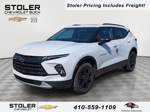 Summit White 2026 Chevrolet Blazer 3LT