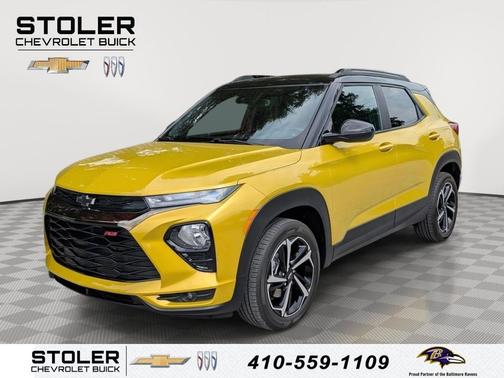 Nitro Yellow Metallic 2023 Chevrolet Trailblazer RS