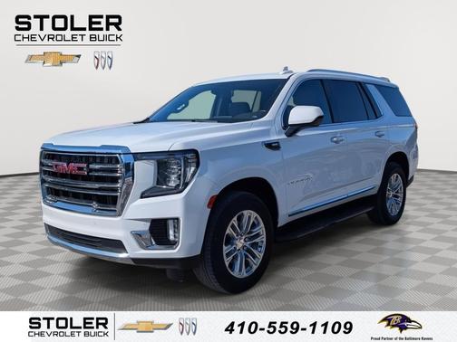 Summit White 2024 GMC Yukon SLT