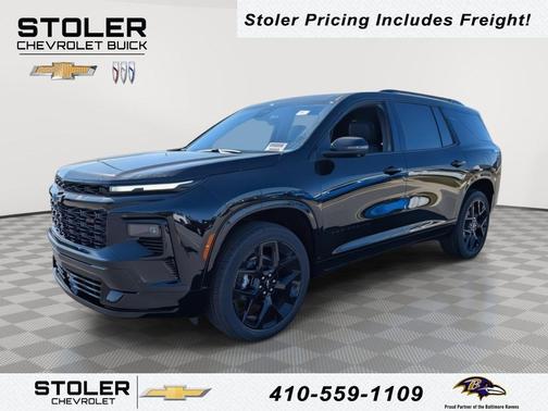 Mosaic Black Metallic 2026 Chevrolet Traverse RS