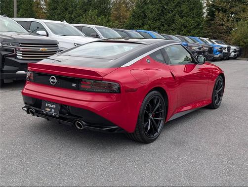 Solid Red/Super Black 2025 Nissan Z Performance Automatic Transmission