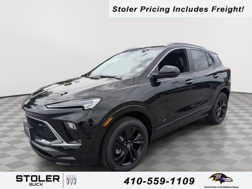 Ebony Twilight Metallic 2026 Buick Encore GX Sport Touring