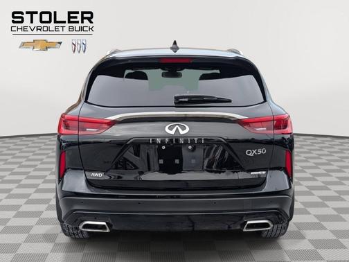 Black Obsidian 2020 INFINITI QX50 ESSENTIAL AWD