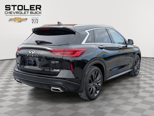 Black Obsidian 2020 INFINITI QX50 ESSENTIAL AWD
