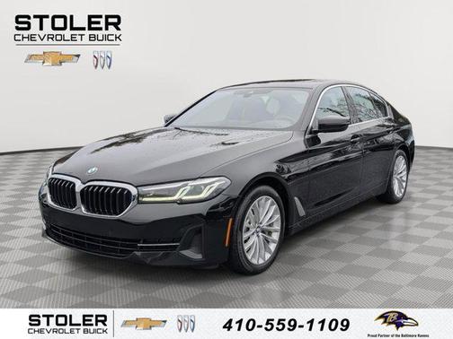 Jet Black 2022 BMW 530 i xDrive Sedan