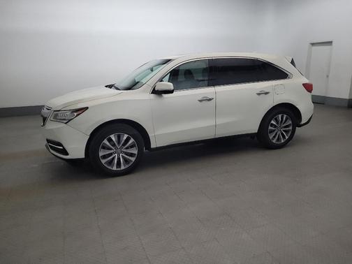 White Diamond Pearl 2014 Acura MDX 3.5L
