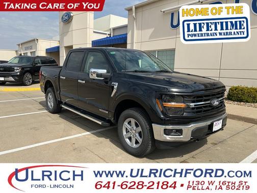 Agate Black Metallic 2025 Ford F-150 XLT
