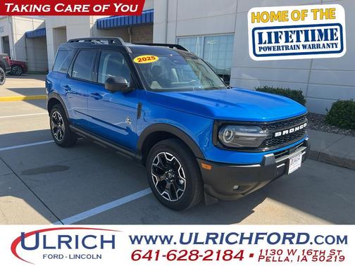 Velocity Blue Metallic 2025 Ford Bronco Sport Outer Banks