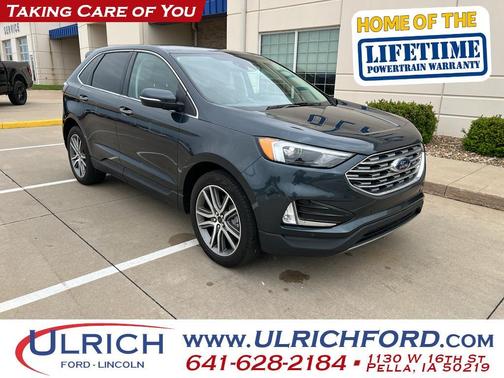 Stone Blue Metallic 2023 Ford Edge Titanium