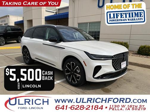 White Platinum Tri-Coat Metallic 2026 Lincoln Nautilus Reserve