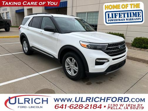 Star White 2023 Ford Explorer XLT