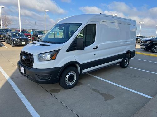 Oxford White 2025 Ford Transit-250 148 WB Medium Roof Cargo