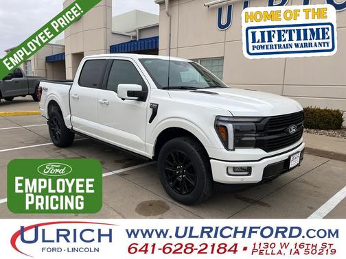 Star White 2025 Ford F-150 Platinum