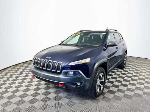 True Blue Pearlcoat 2014 Jeep Cherokee Trailhawk