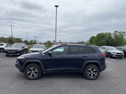 True Blue Pearlcoat 2014 Jeep Cherokee Trailhawk