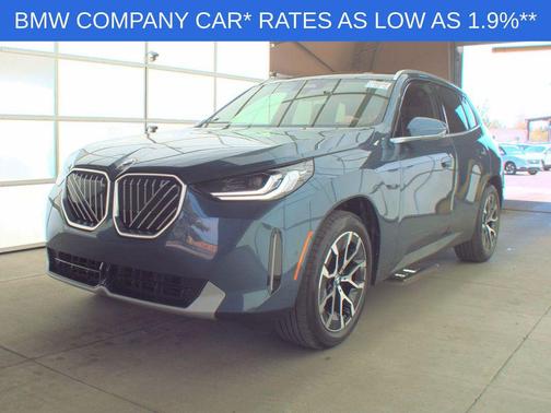 Arctic Race Blue Metallic 2025 BMW X3 30 xDrive