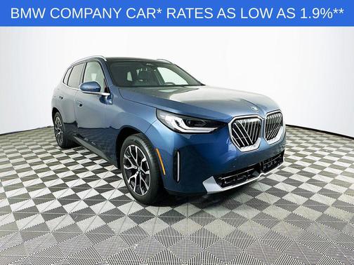 Arctic Race Blue Metallic 2025 BMW X3 30 xDrive