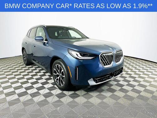 Arctic Race Blue Metallic 2025 BMW X3 30 xDrive