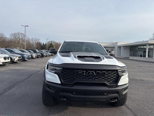 Bright White Clearcoat 2025 RAM 1500 RHO Crew Cab 4x4 5'7' Box