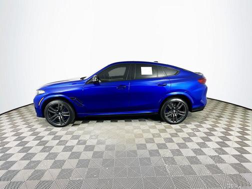 Marina Bay Blue Metallic 2024 BMW X6 M Competition