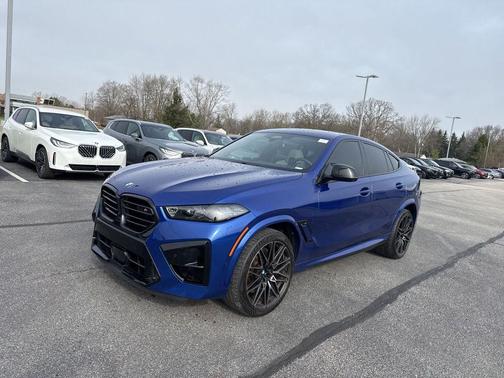 Marina Bay Blue Metallic 2024 BMW X6 M Competition