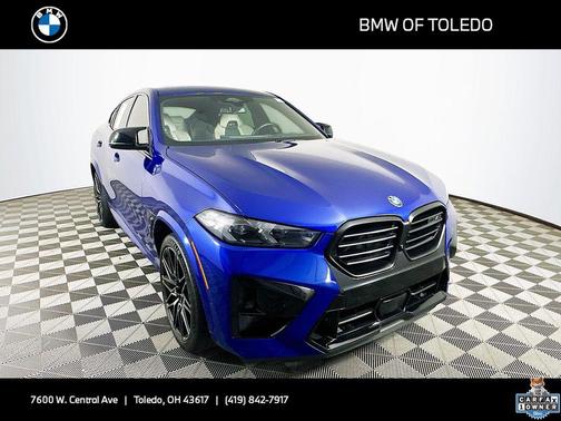 Marina Bay Blue Metallic 2024 BMW X6 M Competition
