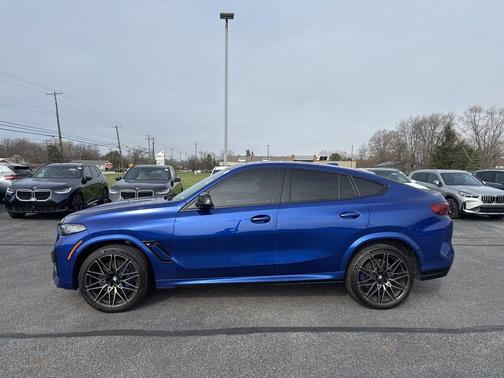 Marina Bay Blue Metallic 2024 BMW X6 M Competition