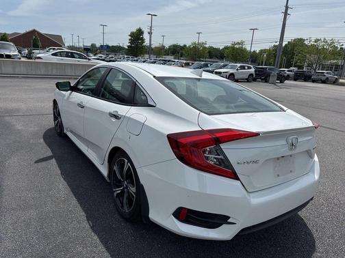 White Orchid Pearl 2017 Honda Civic Touring