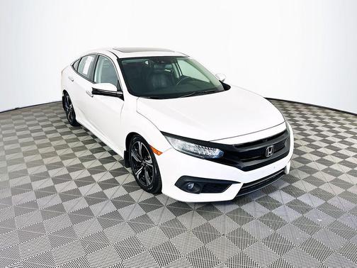 White Orchid Pearl 2017 Honda Civic Touring