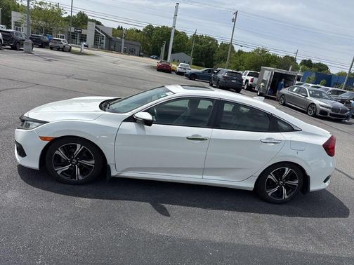 White Orchid Pearl 2017 Honda Civic Touring