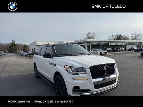 PRISTINE WHITE METALLIC 3C 2023 Lincoln Navigator Black Label