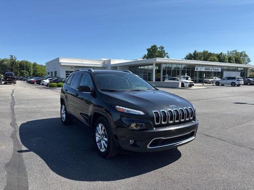 Brilliant Black Crystal Pearlcoat 2014 Jeep Cherokee Limited