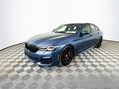 Arctic Race Blue Metallic 2023 BMW M550 i Xdrive