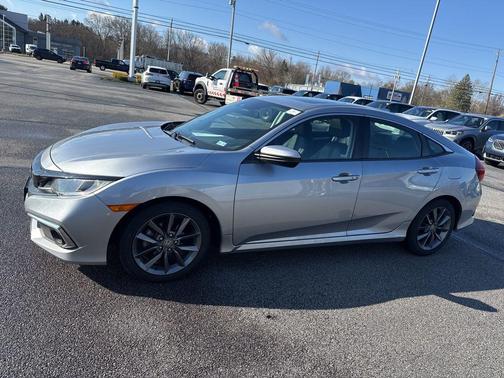 Lunar Silver Metallic 2021 Honda Civic EX-L