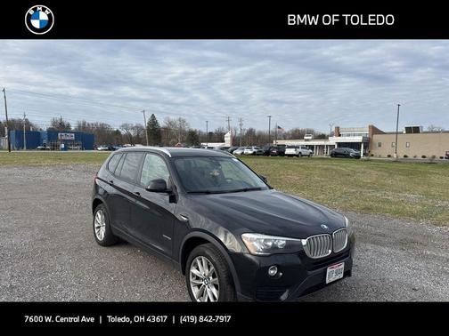 Black Sapphire Metallic 2016 BMW X3 xDrive28i