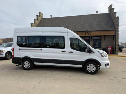Oxford White 2023 Ford Transit-350 XLT