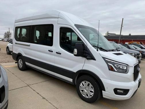 Oxford White 2023 Ford Transit-350 XLT