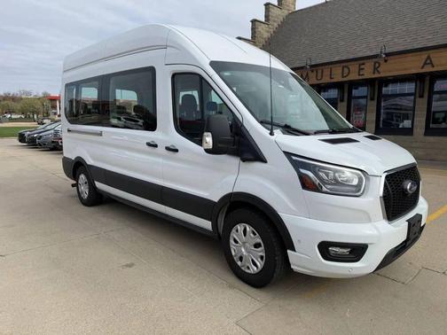 Oxford White 2023 Ford Transit-350 XLT