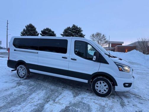 Oxford White 2023 Ford Transit-350 XLT