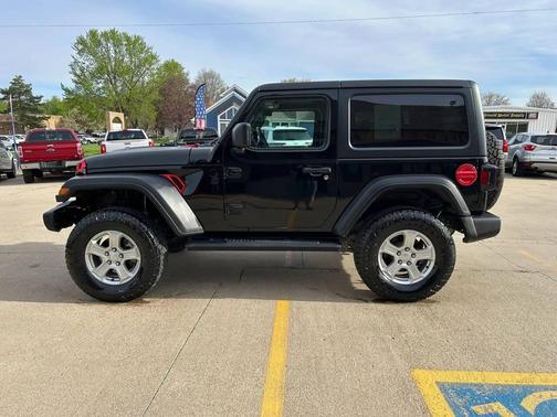 Black 2020 Jeep Wrangler Sport S
