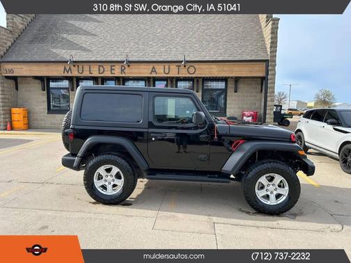 Black 2020 Jeep Wrangler Sport S