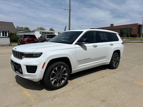 Bright White Clearcoat 2023 Jeep Grand Cherokee L Overland