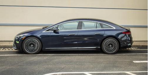 Black 2023 Mercedes-Benz EQS 580 Base 4MATIC