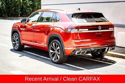 Aurora Red Metallic 2024 Volkswagen Atlas Cross Sport 2.0T SEL Premium R-Line