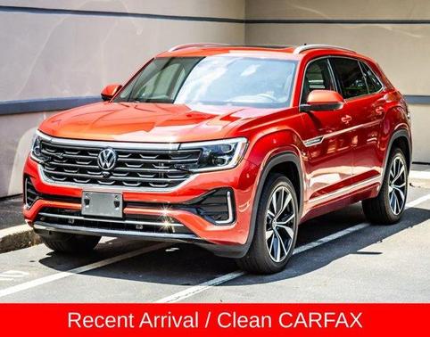 Aurora Red Metallic 2024 Volkswagen Atlas Cross Sport 2.0T SEL Premium R-Line